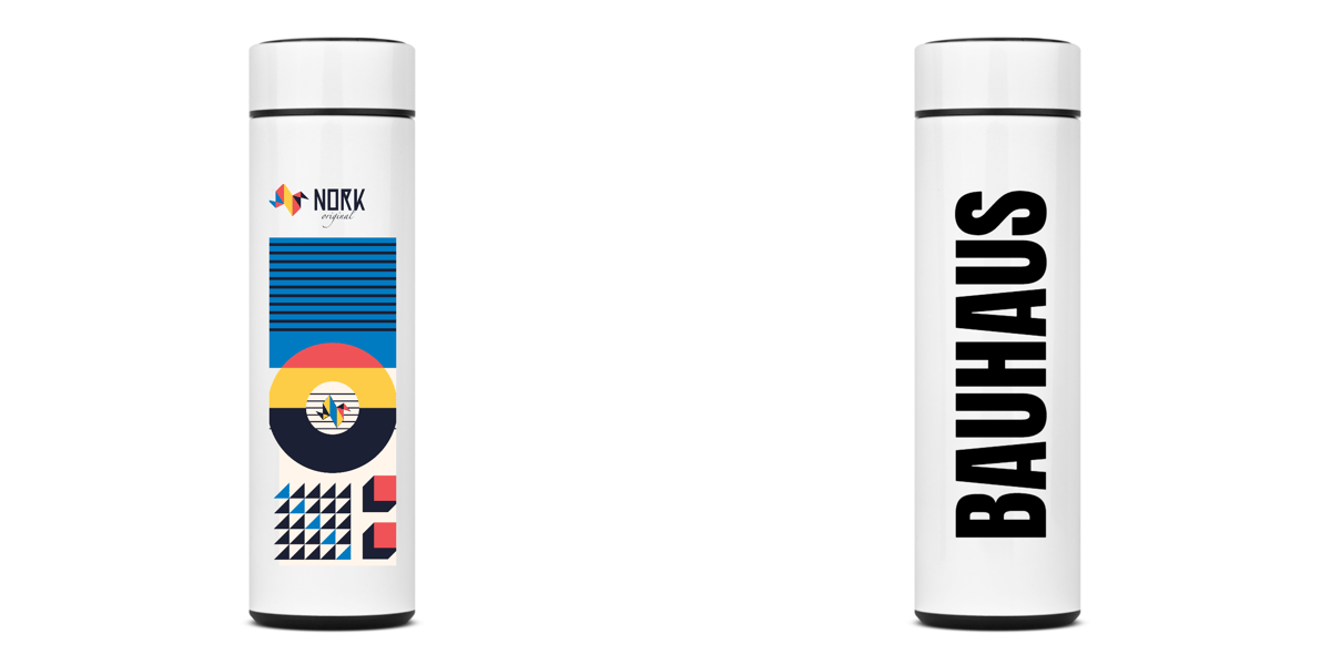 Nome do produto: Garrafa Térmica Nork Original Bauhaus Colorful - 400ml