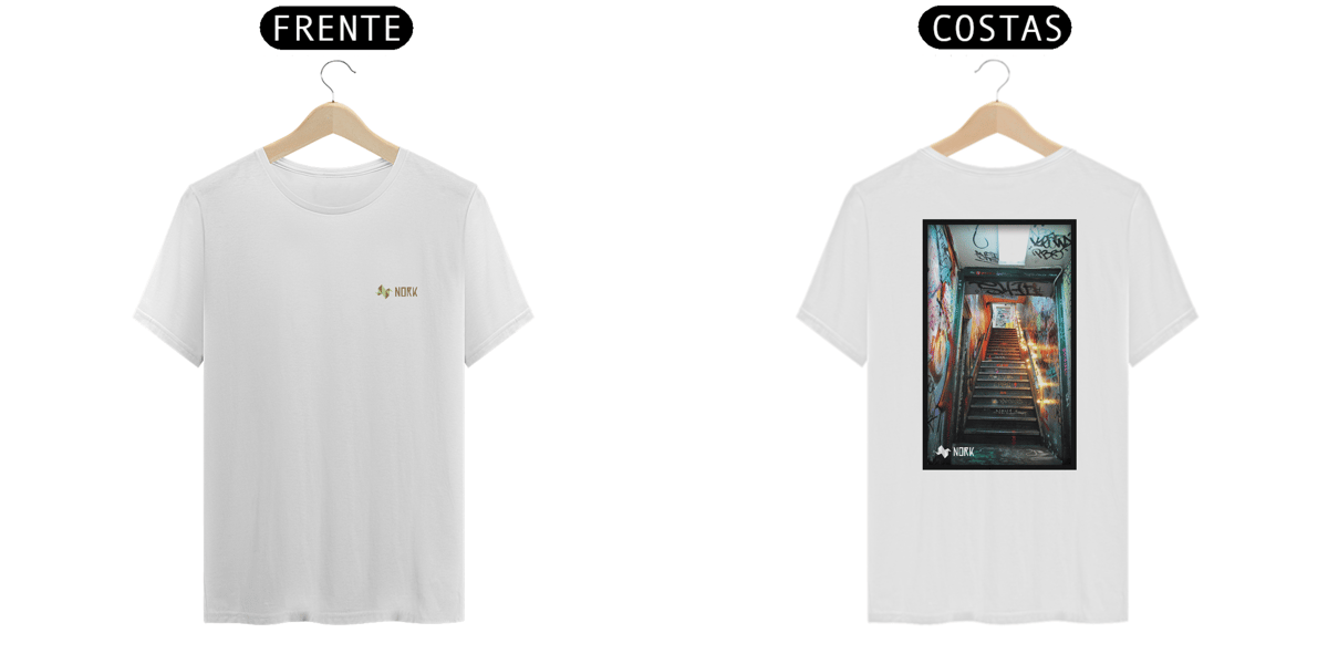 Nome do produto: Camisa Nork Art Escada Iluminada Quality
