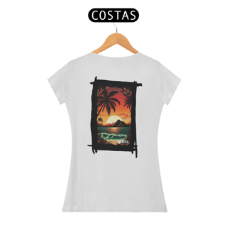 Nome do produto Camisa Nork Surf Sunset Tropics Baby Look Quality