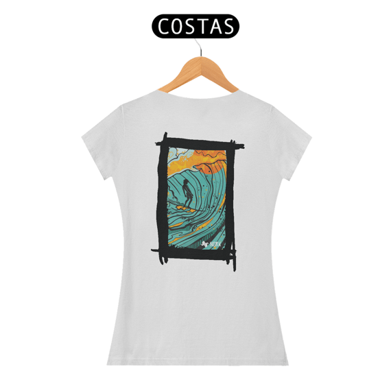 Camisa Nork Surf Endless Wave Baby Look Quality