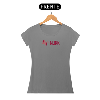 Nome do produto Camisa Nork Logo Horizontal Baby Look Quality