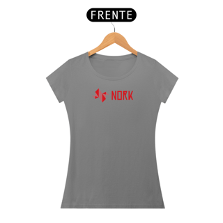 Nome do produto Camisa Nork Logo Horizontal Baby Look Quality