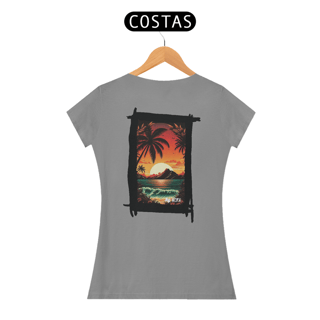 Nome do produto Camisa Nork Surf Sunset Tropics Baby Look Quality