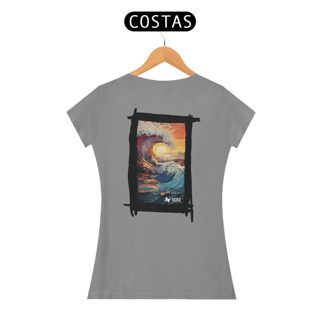 Nome do produto Camisa Nork surf Sunset Wave Motion Baby Look Quality
