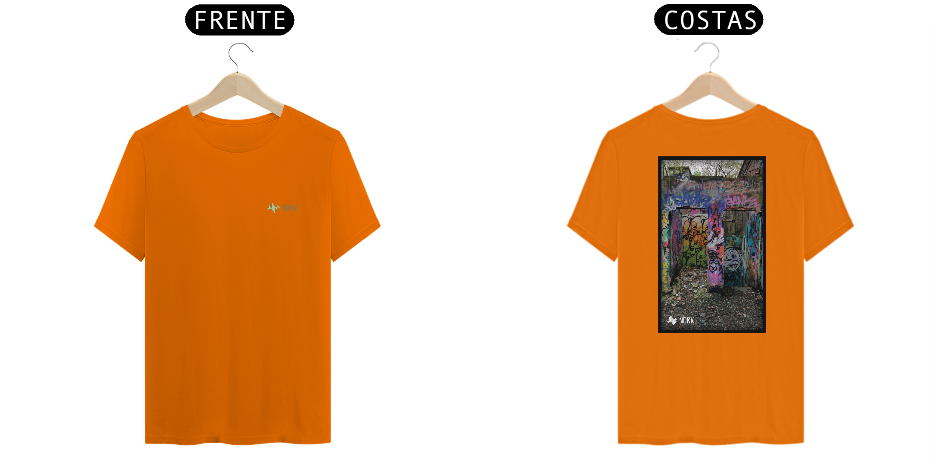 Camisa Nork Art Ruínas Coloridas Quality
