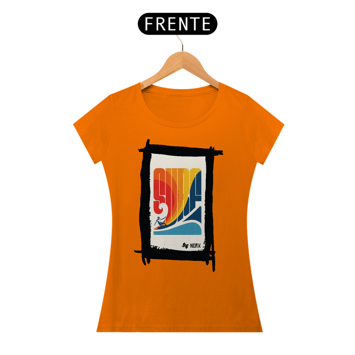 Nome do produto: Camis Nork Surf Retro Surf Vibes Baby Look Quality