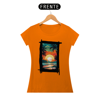 Nome do produto Camisa Nork Surf Tropical Horizon Baby Look Quality