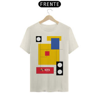 Nome do produto Camsia Nork Original Bauhaus Geometric Colorful Pima