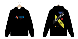 Nome do produto Casaco Moletom Canguru Nork Original Bauhaus German Art School