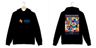 Nome do produto Casaco moletom Canguru Nork Original Bauhaus Colorful