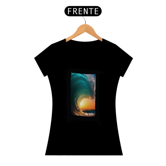 Camisa Nork Surf Sunset Barrel Baby Look Quality