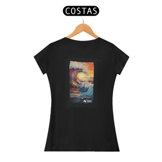 Nome do produto Camisa Nork surf Sunset Wave Motion Baby Look Quality