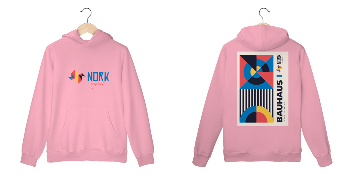 Nome do produto: Casaco Moletom Canguru Nork Original Bauhaus Design Collection
