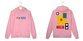 Nome do produto Casaco Moletom Canguru Nork Original Bauhaus Geometric Colorful