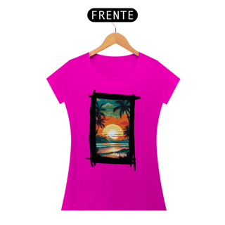 Nome do produto Camisa Nork Surf Tropical Horizon Baby Look Quality