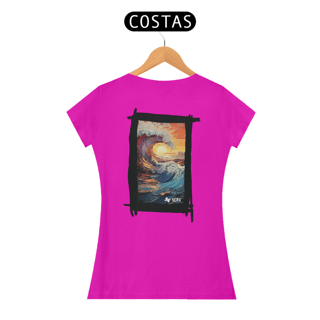 Nome do produto Camisa Nork surf Sunset Wave Motion Baby Look Quality