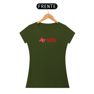 Nome do produto Camisa Nork Logo Horizontal Baby Look Quality