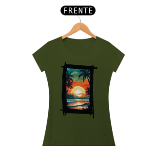 Nome do produto Camisa Nork Surf Tropical Horizon Baby Look Quality