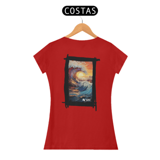 Nome do produto Camisa Nork surf Sunset Wave Motion Baby Look Quality