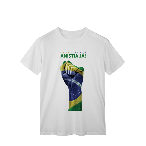 Punho Bolsonaro Verde e Amarelo - Anistia Já