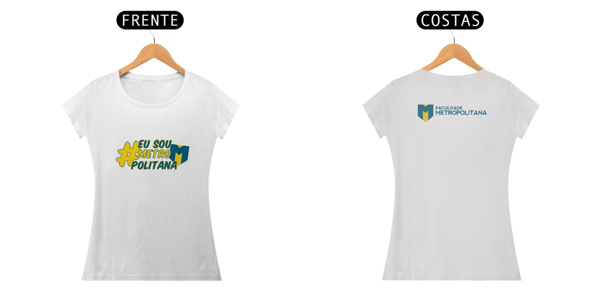 Nome do produto: Baby Look Feminina - Eu Sou Metropolitana