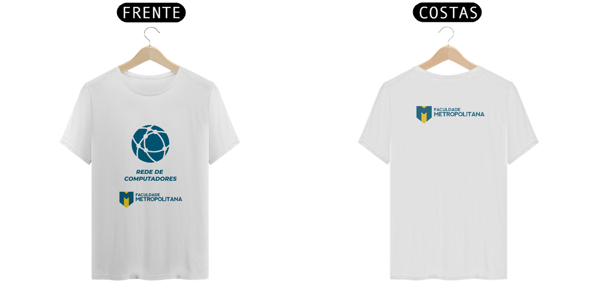 Nome do produto: Camiseta Rede de Computadores