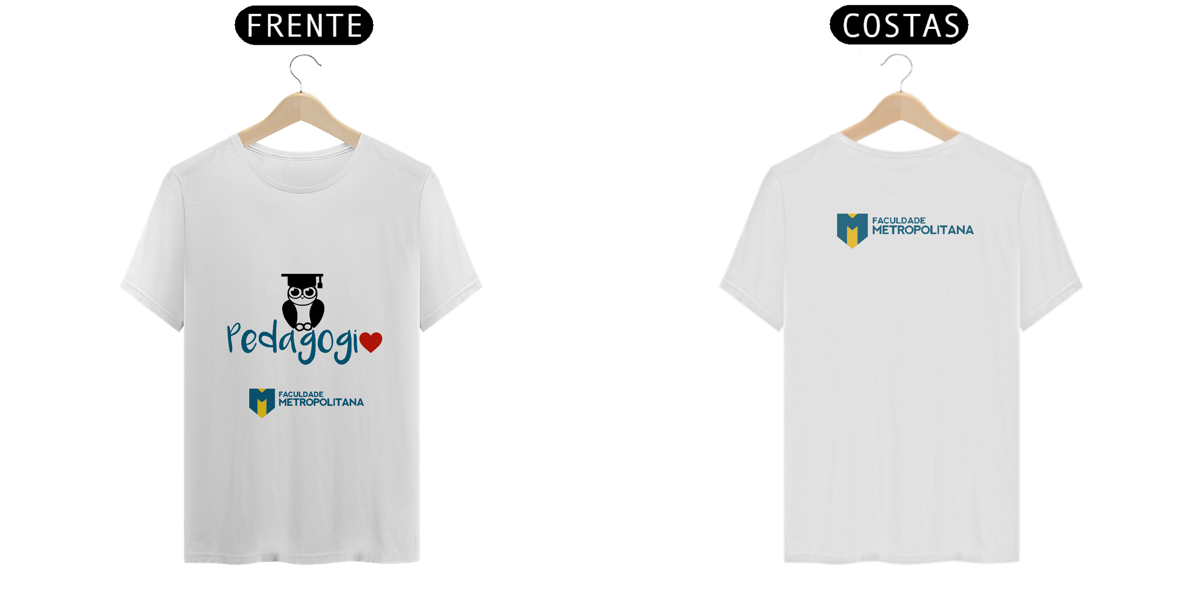 Nome do produto: Camiseta Pedagogia Coruja 