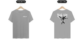 Nome do produto T-Shirt | Entre o Céu e o Caos - Cinza Mescla