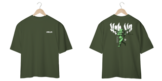 Nome do produto Oversized | Entre o Céu e o Caos - Verde Militar
