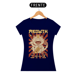 Nome do produto Camiseta Feminino - Pokémon meowth