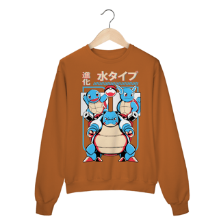 Nome do produto Moletom Fechado - Pokémon Evoluções Squirtle