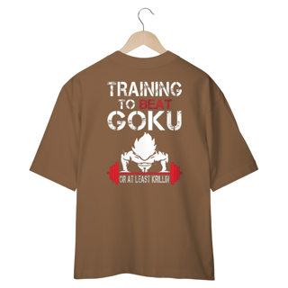 Nome do produto Oversized - Dragon Ball Training To Beat Goku
