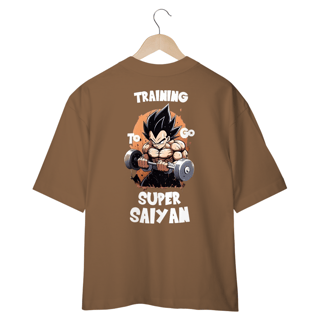 Nome do produto Oversized - Dragon Ball Training To Go Super Saiyan
