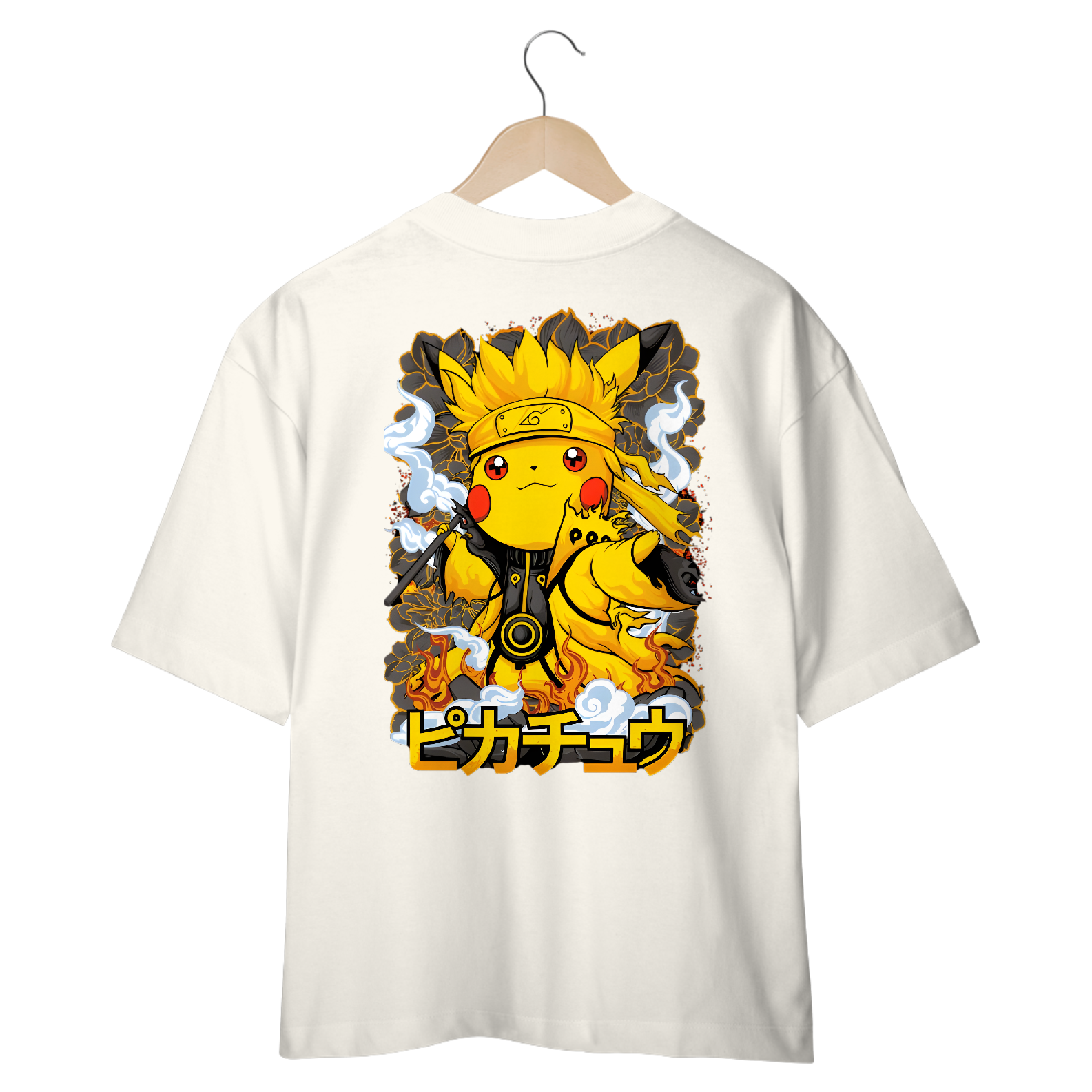 Oversized - Pokémon & Naruto Pikachu Hokage