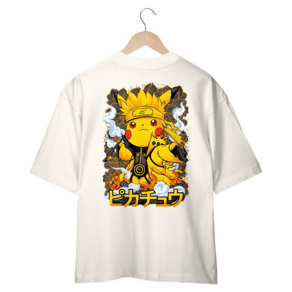 Oversized - Pokémon & Naruto Pikachu Hokage