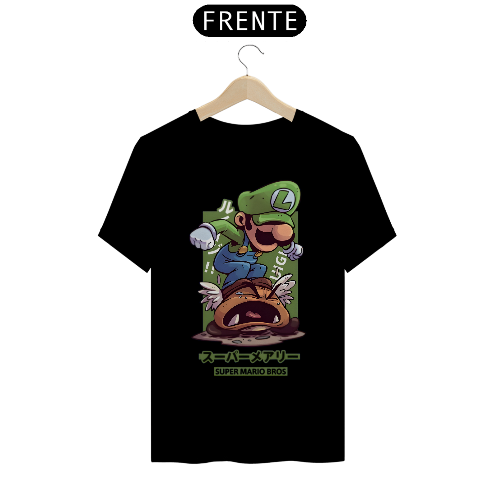 Camiseta Unissex - Super Mario Luigi
