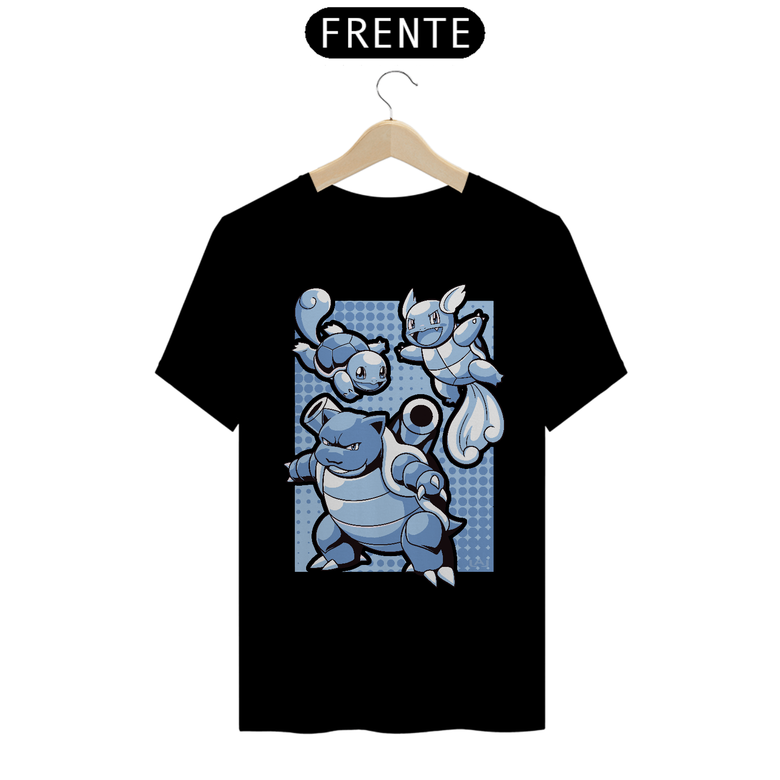 Camiseta Unissex - Pokémon Evoluções Squirtle