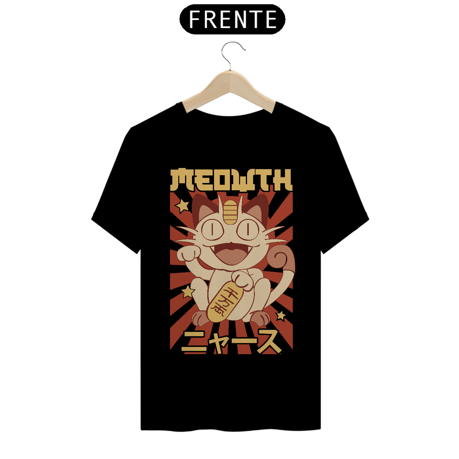 Camiseta Unissex - Pokémon Meowth