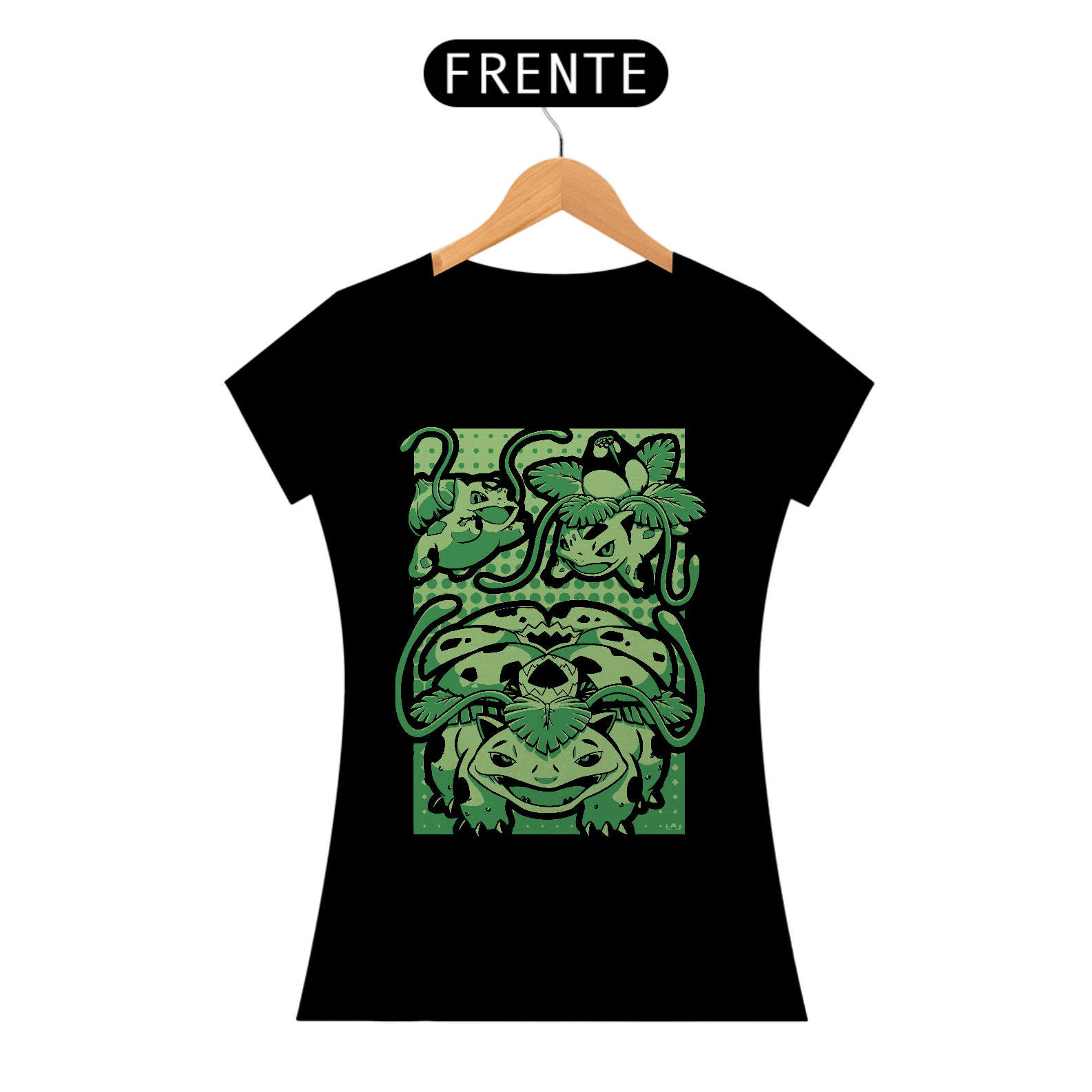 Camiseta Feminino - Pokémon Plant