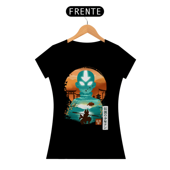 Camiseta Feminina - Avatar Aang
