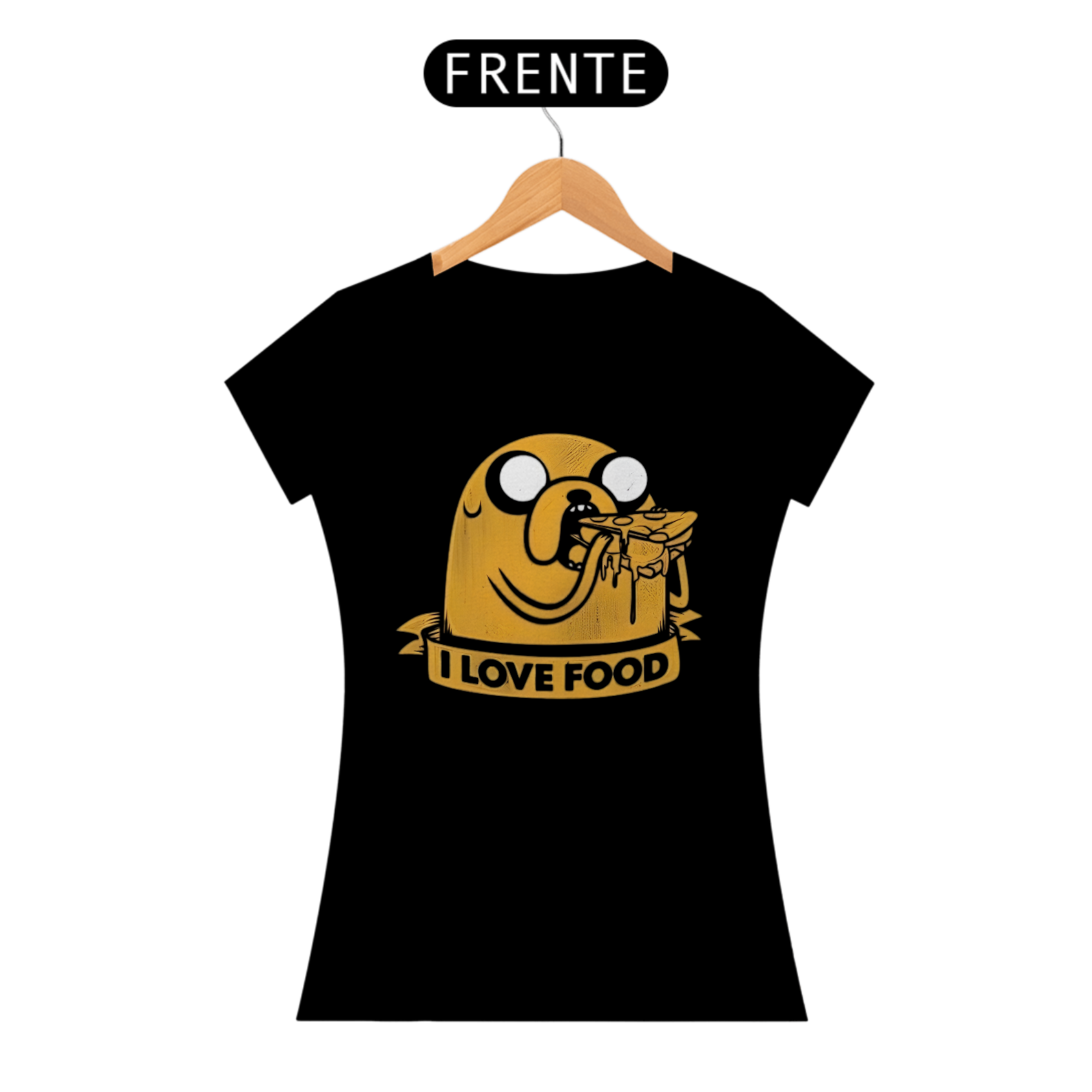 Camiseta Feminina - Hora de Aventura I Love Food