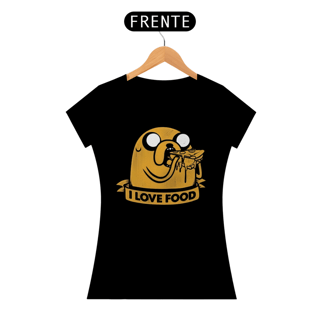 Camiseta Feminina - Hora de Aventura I Love Food
