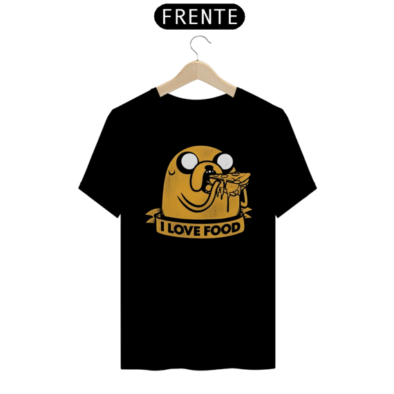 Camiseta Unissex - Hora de Aventura I Love Food