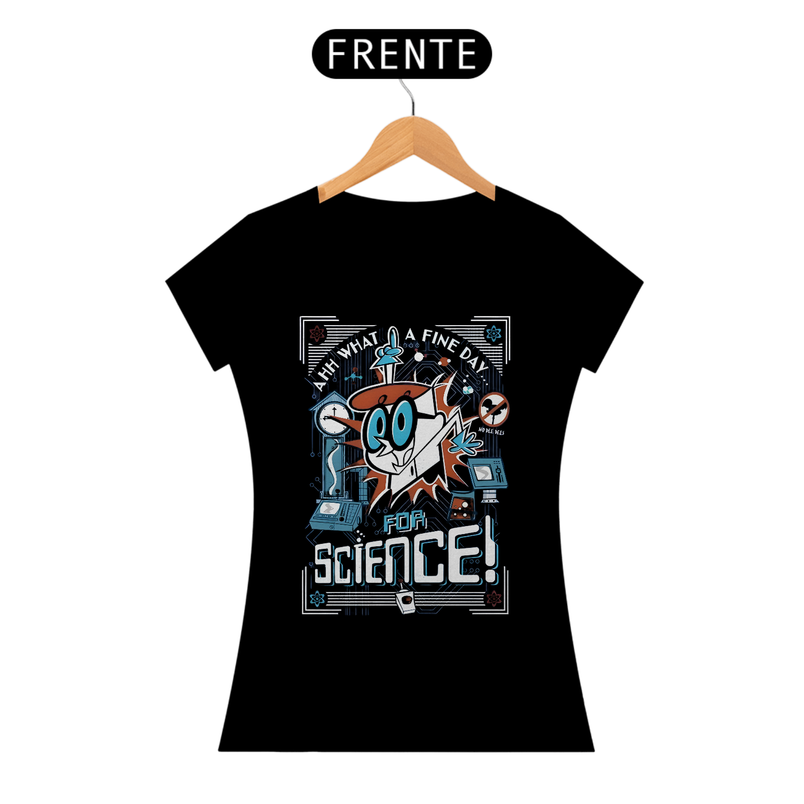 Camiseta Feminina - O laboratório de Dexter Science