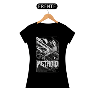 Camiseta Feminina - Metroid Samus