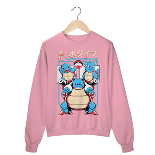 Nome do produto Moletom Fechado - Pokémon Evoluções Squirtle