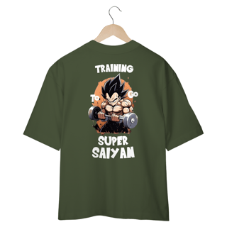 Nome do produto Oversized - Dragon Ball Training To Go Super Saiyan