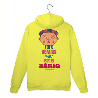 Nome do produto Moletom Canguru Fofo Demais Para Ser Sério