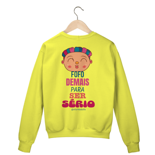 Nome do produto Moletom Careca Fofo Demais Para Ser Sério