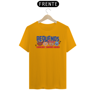 Nome do produto Camiseta Quality Pequenos Corações Grandes Ideias